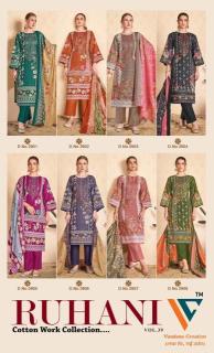Vandana ruhani vol-39 Printed dress material wholesale in Pune