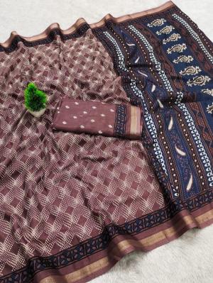 Vastrangan ajrakh print  Saree wholesalers in Mumbai