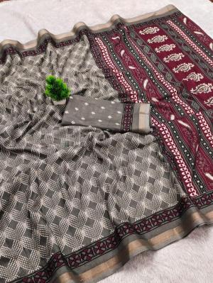 Vastrangan ajrakh print  Saree wholesalers in Mumbai