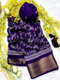 Vastrangan ajrakh print Surat saree manufacturer