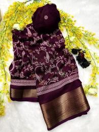 Vastrangan ajrakh print Surat saree manufacturer