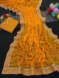Vastrangan desiner bandhani Wholesale saree shops in Pune