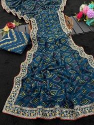 Vastrangan desiner bandhani Wholesale saree shops in Pune