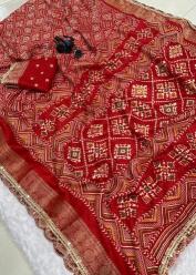 Vastrangan lace border Surat saree wholesale price