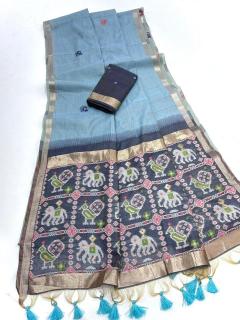 Vastrangan muga cotton Wholesale saree dealers in Mumbai