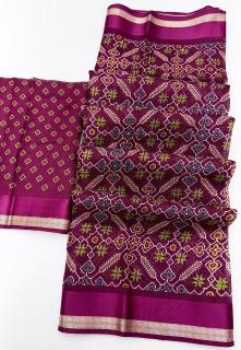 Vastrangan patola print Best wholesale saree market in Mumbai