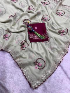 Vastrangan rangoli silk Surat saree wholesale online