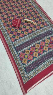 Vastrangan traditional print silk Saree wholesale business in Pune