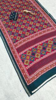 Vastrangan traditional print silk Saree wholesale business in Pune
