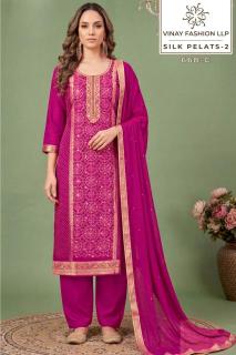 Vinay kuleesh silk petals-2 Wholesale dress material market in Mumbai