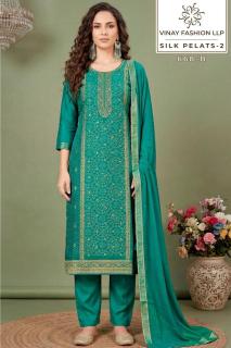 Vinay kuleesh silk petals-2 Wholesale dress material market in Mumbai