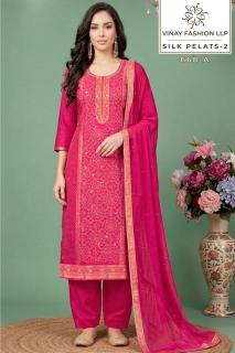 Vinay kuleesh silk petals-2 Wholesale dress material market in Mumbai