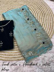 Vinayak 2tone fendi satin Surat saree wholesale market