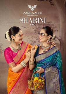 Zarkaashi sharini vol 3 Bulk saree market in Mumbai