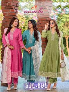 Aanchi bul bul anarkali Long kurtis wholesale in Junagadh