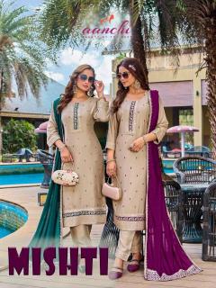 Aanchi mishti Latest designer kurtis in Surat wholesale market