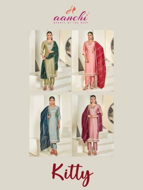Aanchi Plus Kitty Kurti manufacturers in surat