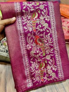 Akshara russian silk Surat saree wholesale market