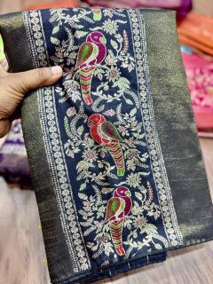 Akshara russian silk Surat saree wholesale market
