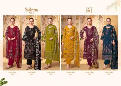 Alok suits sakina vol 7 Unstitched dress materials in Ahmedabad