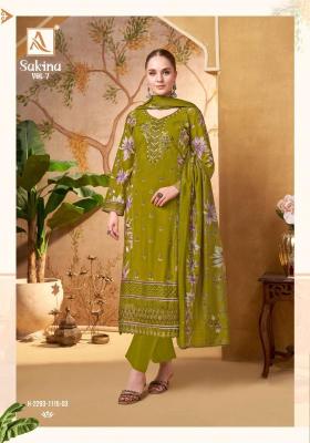Alok suits sakina vol 7 Unstitched dress materials in Ahmedabad
