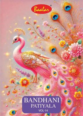 Baalar bandhani patiyala vol-14 Dress materials wholesale suppliers in Pune