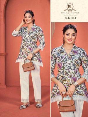 Ballika printed Surat wholesale kurti catalogs
