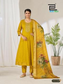 Blue hills gemini Kurti manufacturers in Gujarat