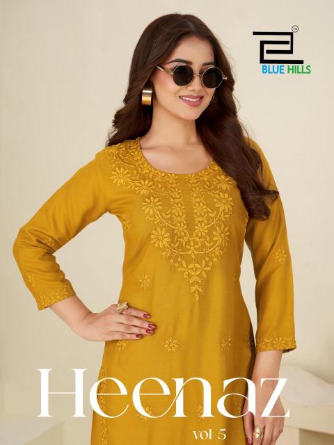 Blue hills heenaz vol 5 coord set Kurti Wholesalers in Pune