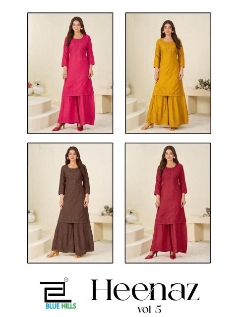 Blue hills heenaz vol 5 coord set Kurti Wholesalers in Pune