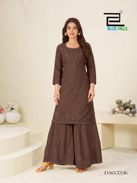Blue hills heenaz vol 5 coord set Kurti Wholesalers in Pune