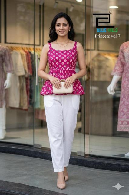 Blue hills princess vol 7 Kurti exporters in Surat