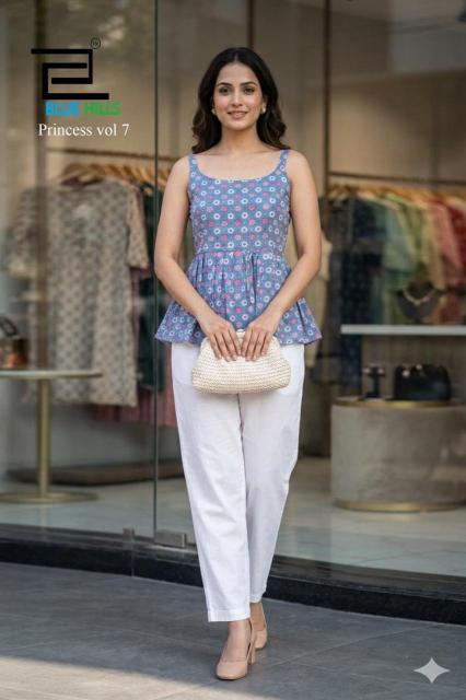 Blue hills princess vol 7 Kurti exporters in Surat