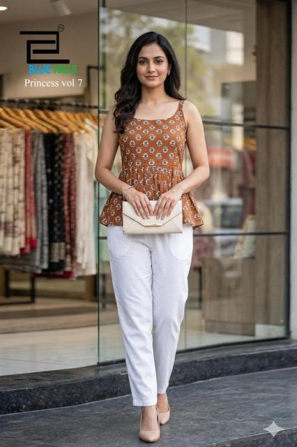 Blue hills princess vol 7 Kurti exporters in Surat