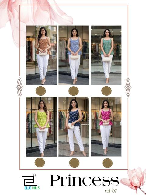 Blue hills princess vol 7 Kurti exporters in Surat