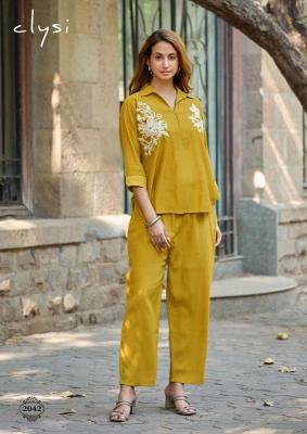 Clysi avira coord set Kurti wholesalers