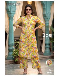 Desi kudi popcorn coord set Wholesale designer kurtis in Delhi