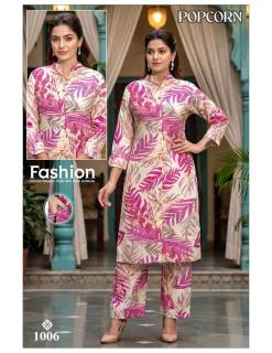 Desi kudi popcorn coord set Wholesale designer kurtis in Delhi