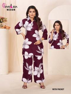 Dveeja nexon co ord sets Surat kurti bazaar