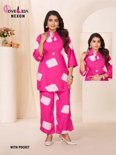 Dveeja nexon cotton co ord set Surat kurti catalogue