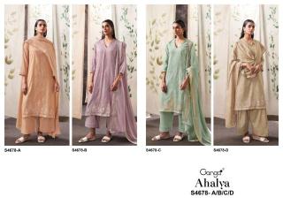 Ganga ahalya 4678 Dress material wholesalers in Kolkata