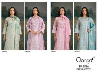 Ganga babina 4890 Wholesale dress material shops in Hyderabad