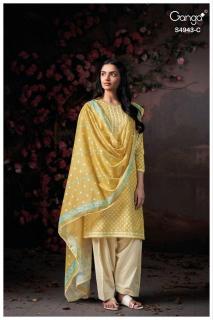 Ganga elyndra 4943 Bhavnagar dress material wholesale market