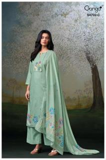 Ganga garvika 4702 Dress material wholesale market in India
