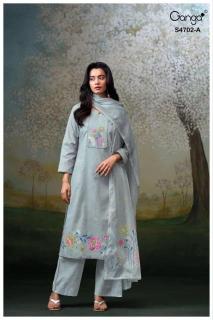 Ganga garvika 4702 Dress material wholesale market in India