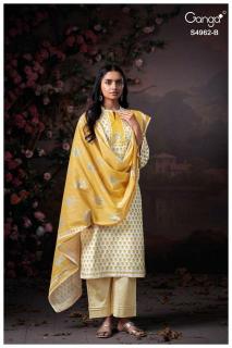 Ganga hiranshi 4962 Wholesale dress fabrics in Hyderabad