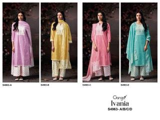 Ganga ivania 4963 Dress material suppliers in Mumbai