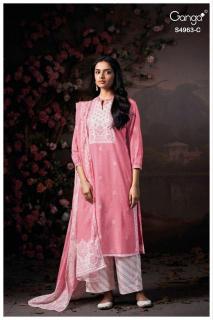 Ganga ivania 4963 Dress material suppliers in Mumbai