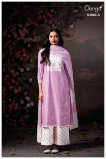 Ganga ivania 4963 Dress material suppliers in Mumbai