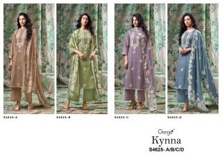 Ganga kynna 4625 Wholesale dress materials online in Ahmedabad
